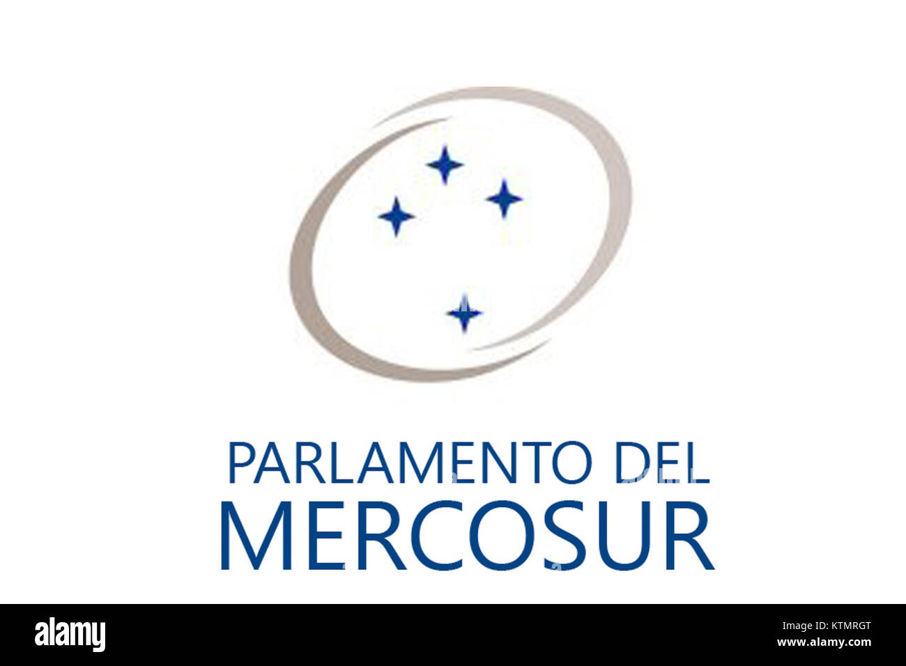 Bandera Parlamento del Mercosur Stock Photo