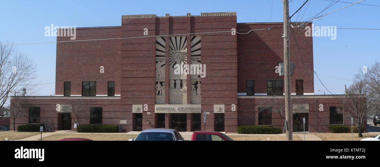 Beatrice, Nebraska Municipal Auditorium from E 1 Stock Photo Alamy