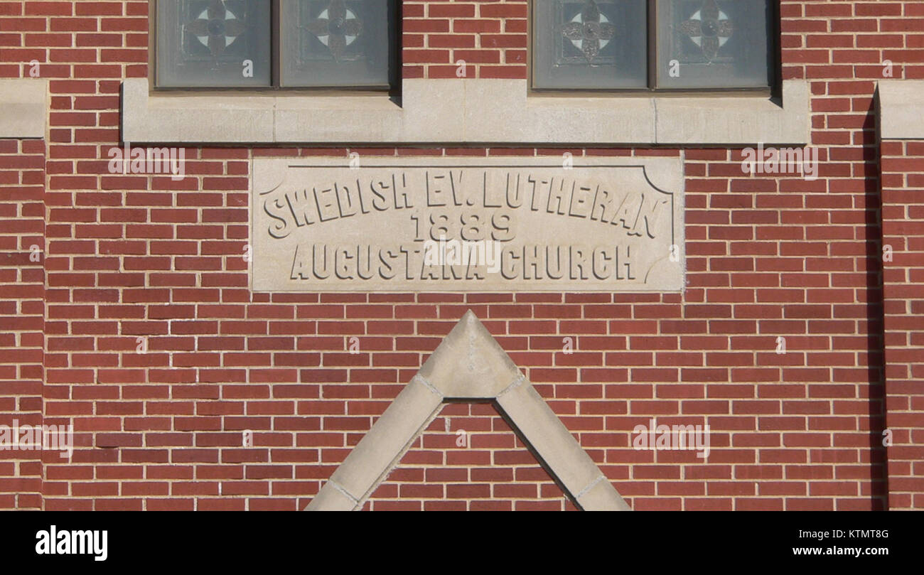 Datestone The date stone of Augustana Church in Sioux City is an important ...