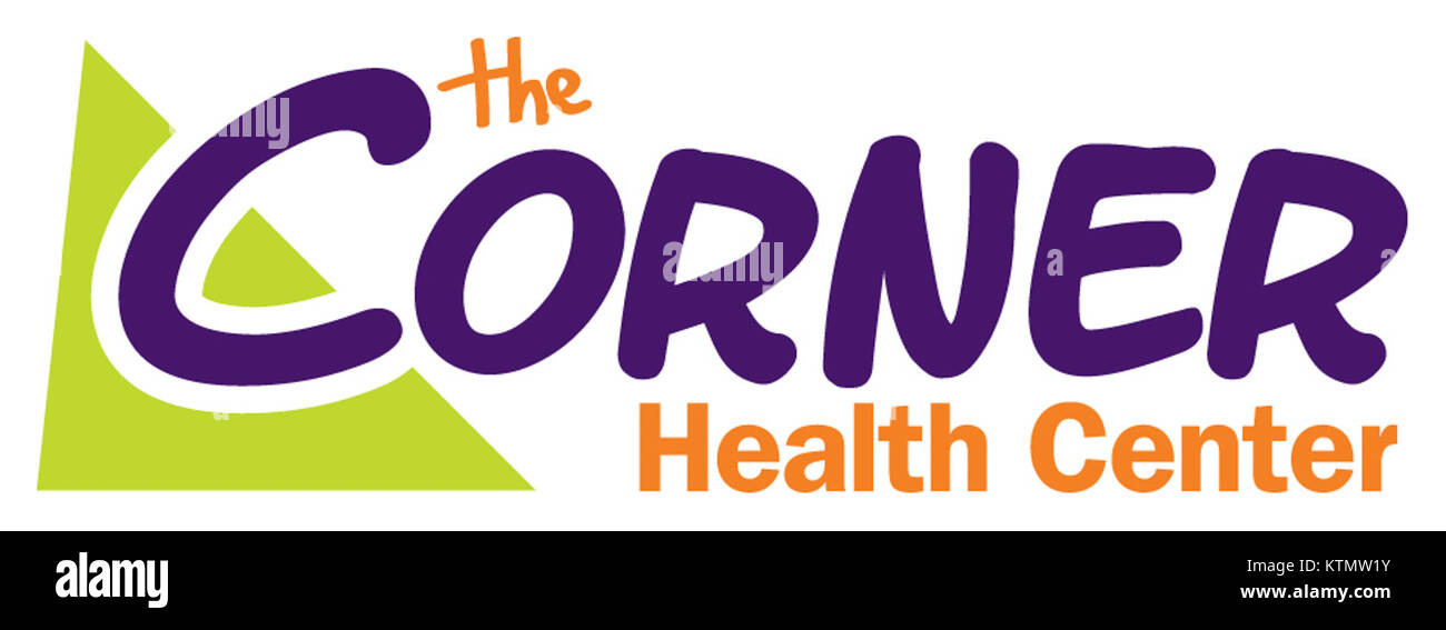 Corner Health Center Logo Stock Photo Alamy