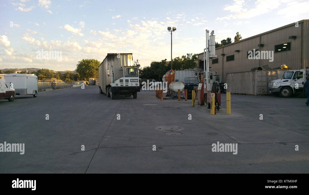 Behind the Pleasanton Garbage Transfer Station Stock Photo Alamy