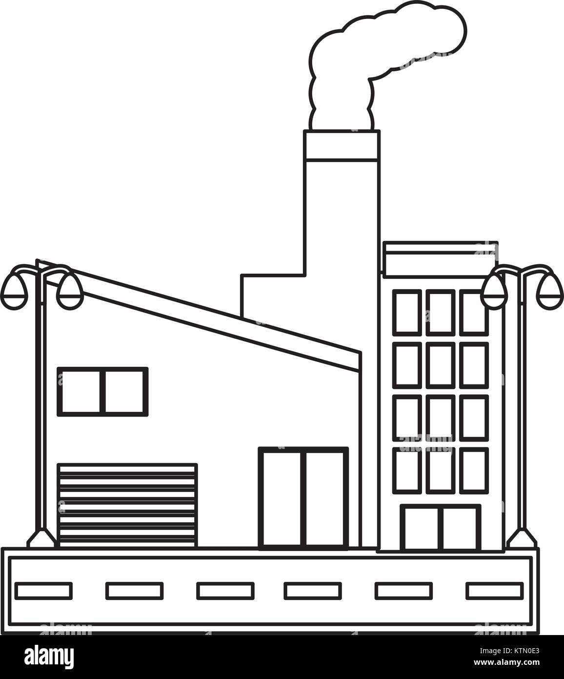 industrial building icon Stock Vector Image & Art - Alamy