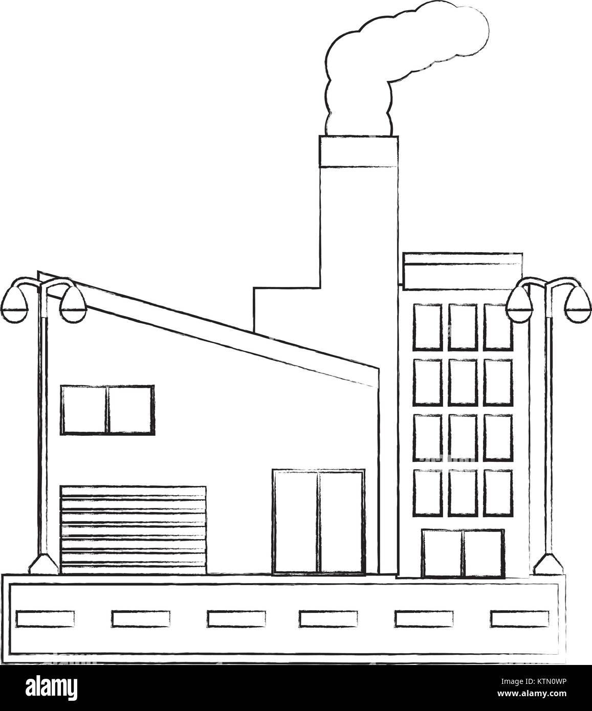 industrial building icon Stock Vector Image & Art - Alamy