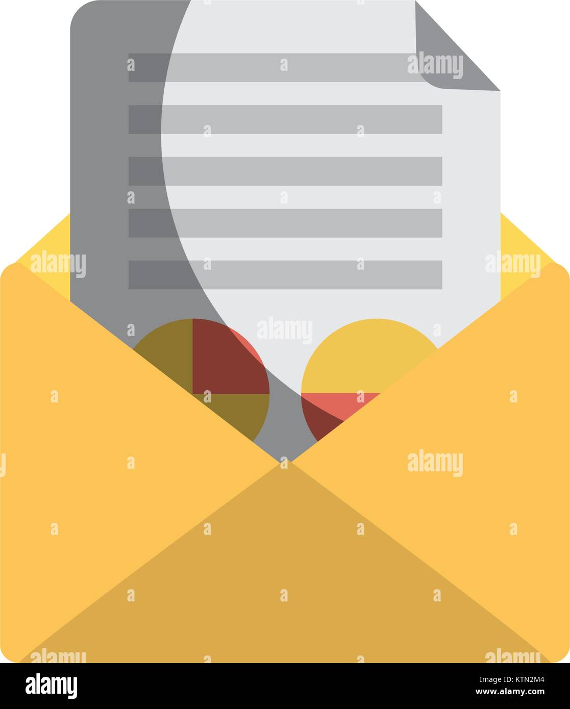 Email Vector Graph email message document envelope business graph vector illustration ...