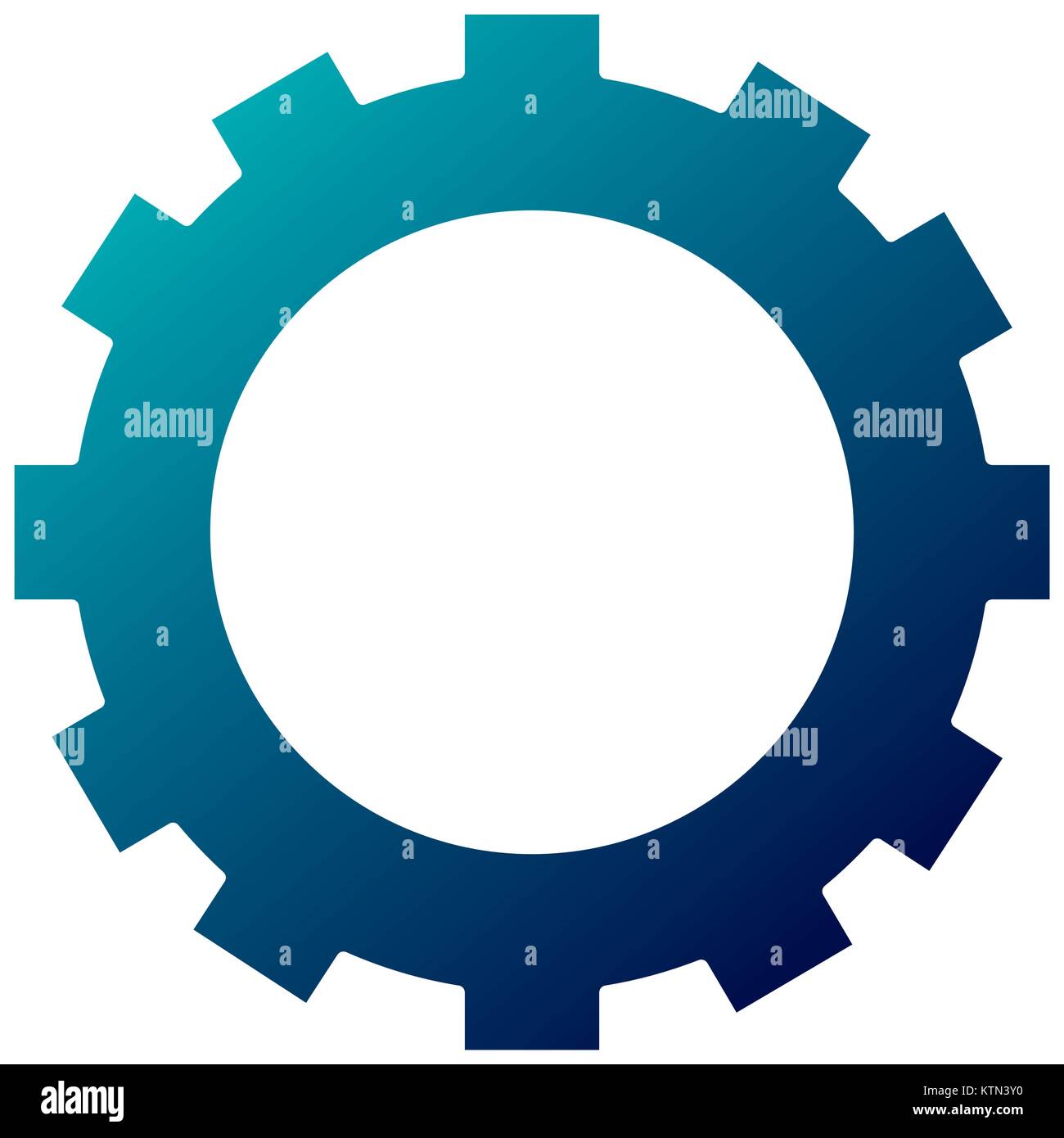 gear work cooperation business concept vector illustration blue image ...