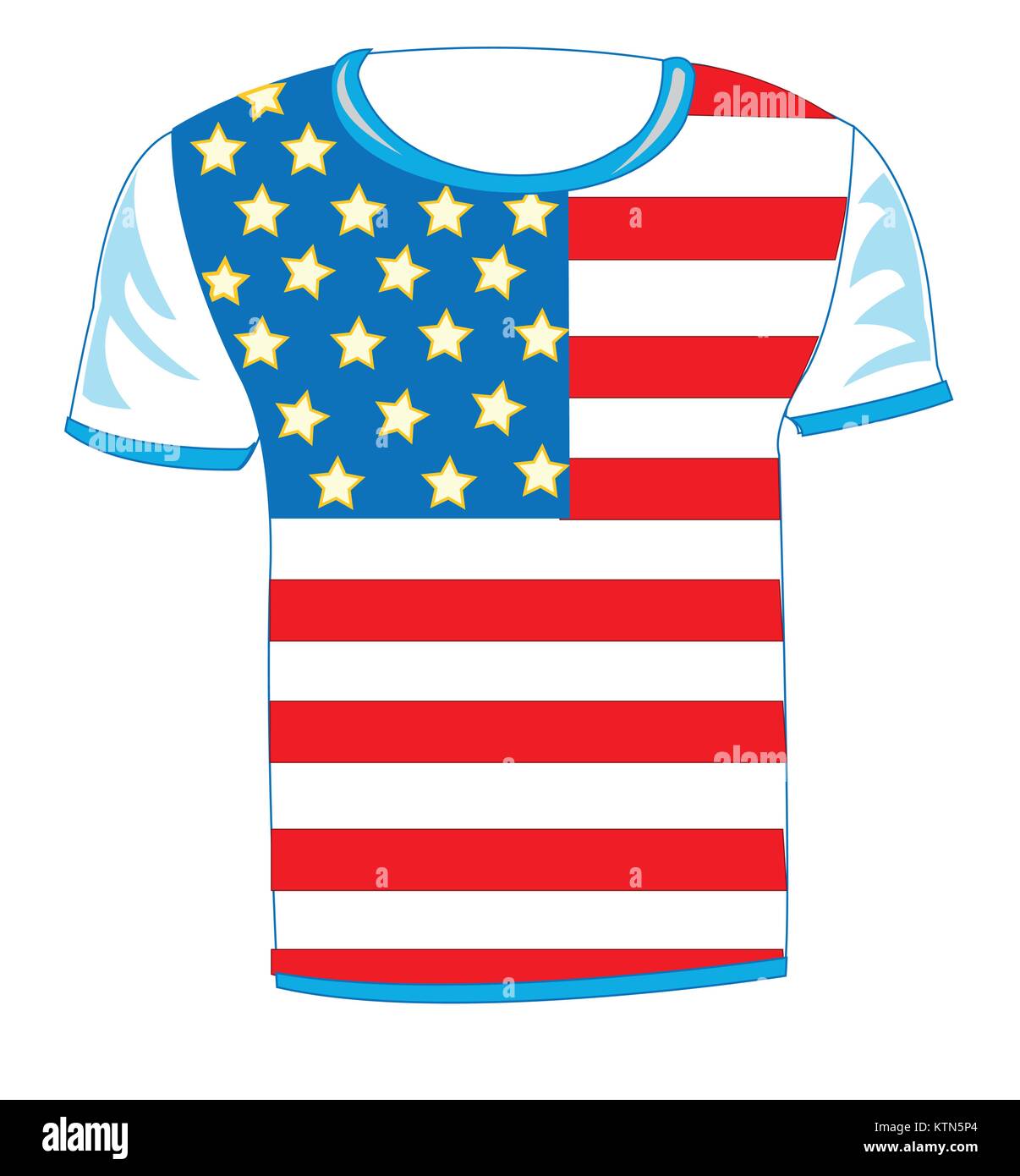 Flag Print T-shirt
