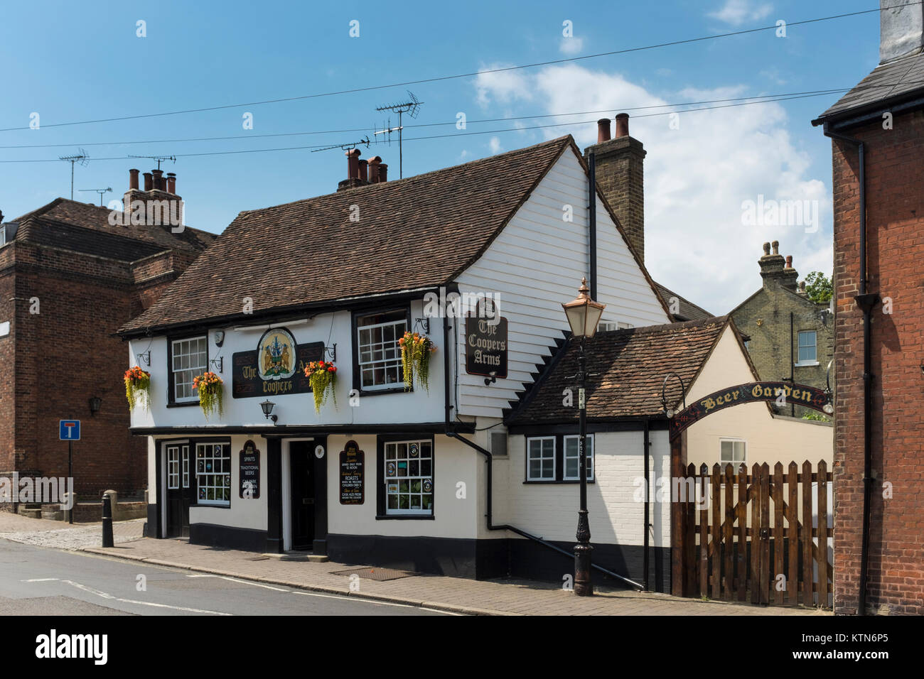 The Coppers Arms English Pub in Rochester, Kent, UK Stock Photo