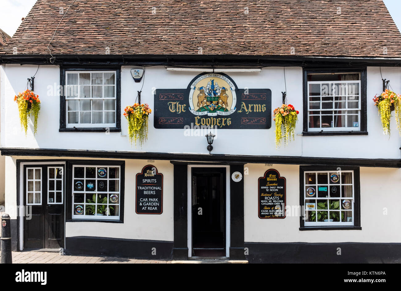 The Coppers Arms English Pub in Rochester, Kent, UK Stock Photo