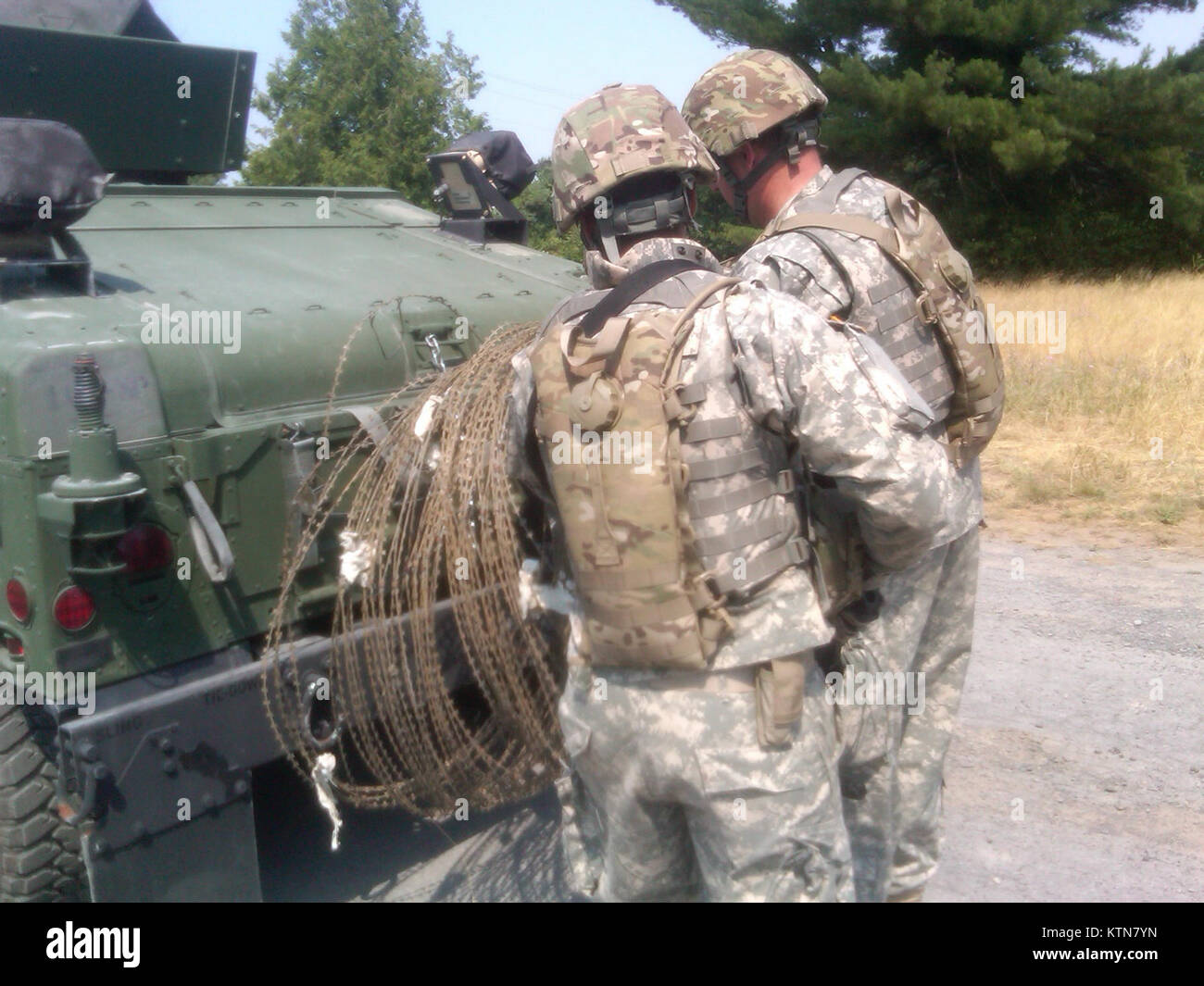 FORT DRUM Soldiers assigned to the 101st Expeditionary Signal