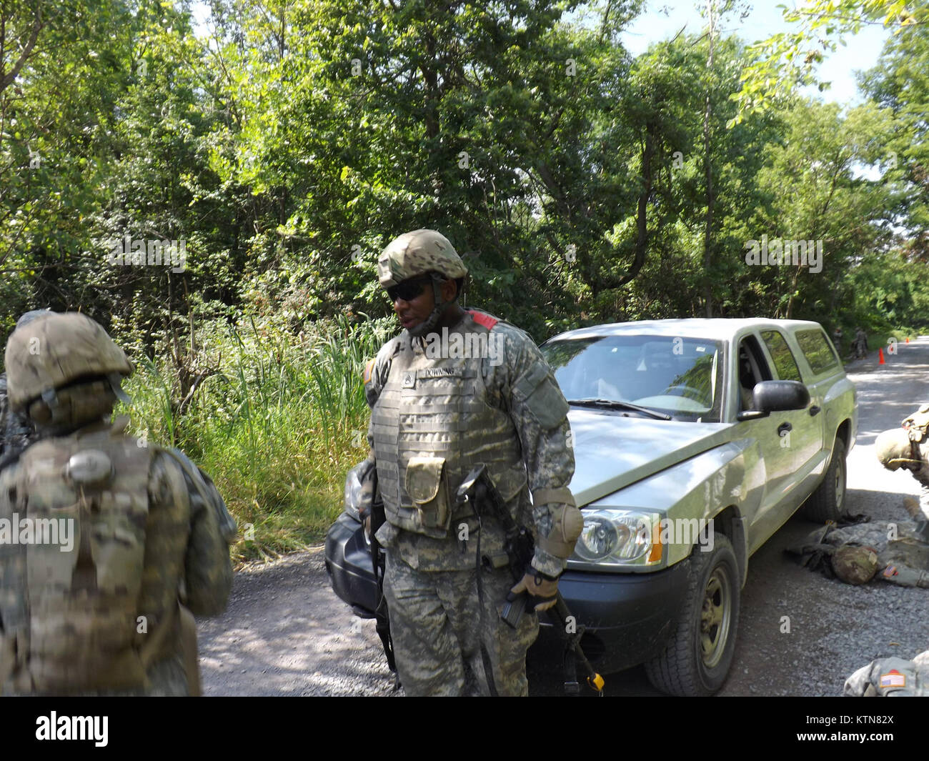 FORT DRUM New York Army National Guard Staff Sgt. Benjamin Dowing of