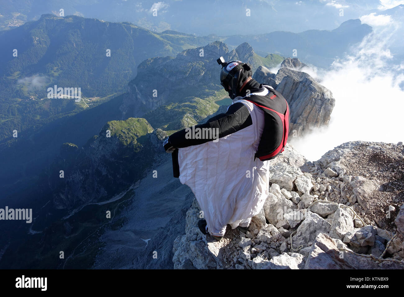 Wingsuit Base Jumper Is Thinking About His Next Step To Jump From