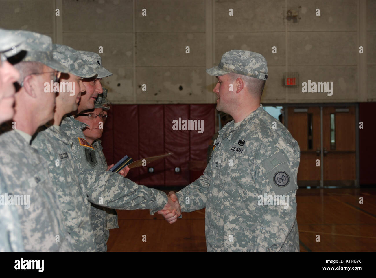 Niskayuna Soldiers of E Company 427th Brigade Support Command receive