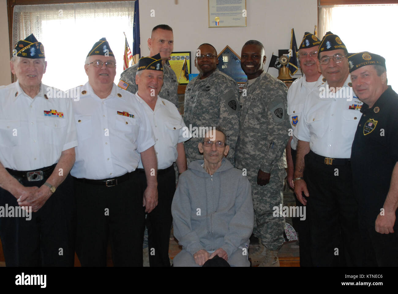 NEW YORK American Legion Members of Post 131 in Whitestone host New