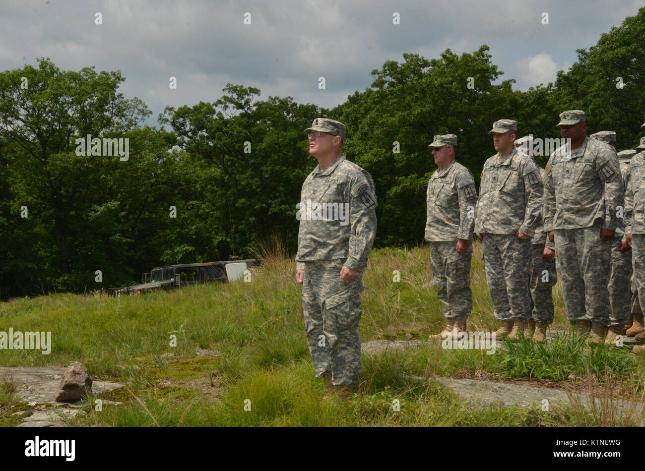 Cortlandt Manor Camp Smith Training Site held their Unit Colors Uncasing and Repatching
