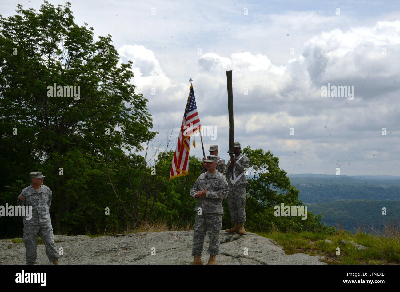 Cortlandt Manor Camp Smith Training Site held their Unit Colors Uncasing and Repatching