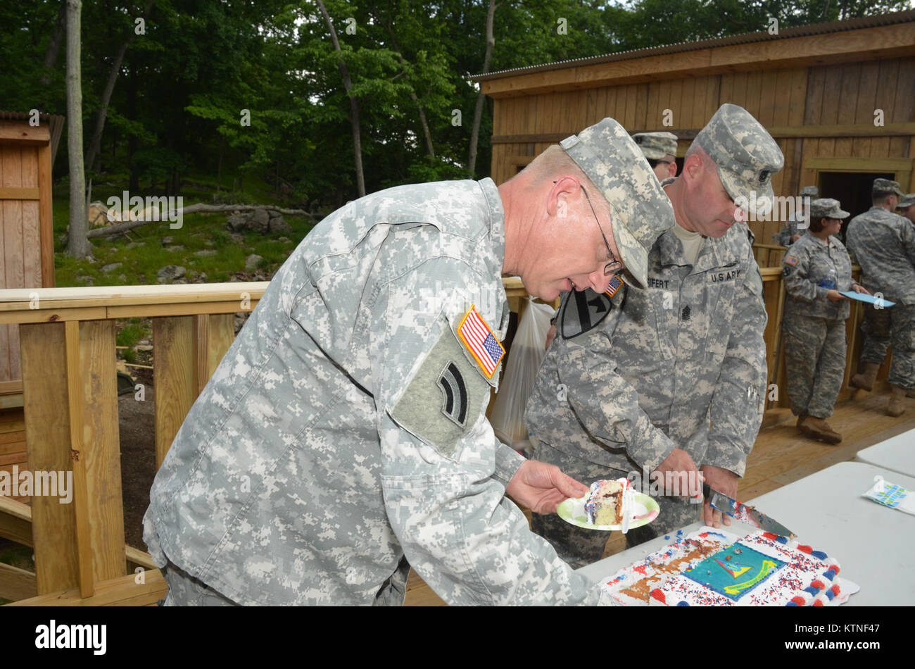 Cortlandt Manor Camp Smith Training Site held their Unit Colors Uncasing and Repatching