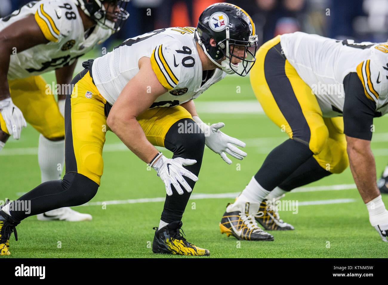 Houston, TX, USA. 25th Dec, 2017. Pittsburgh Steelers outside