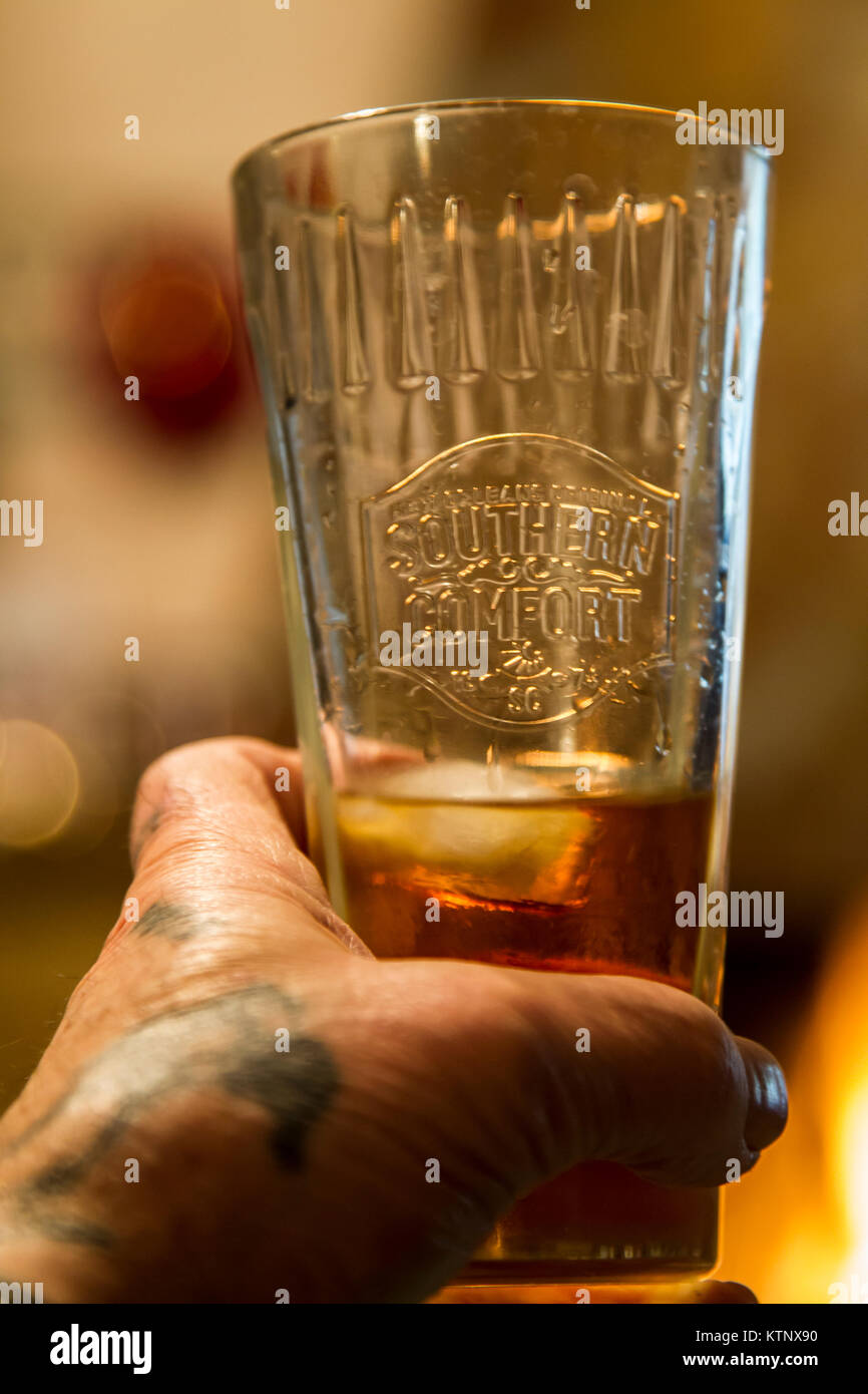 Southern Comfort Glass Stock Photos Southern Comfort Glass Stock