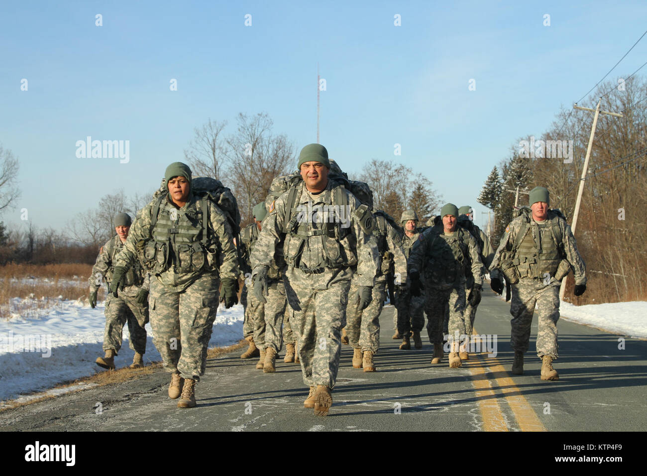 Soldiers of the 42nd Infantry Division Headquarters Support Company ...