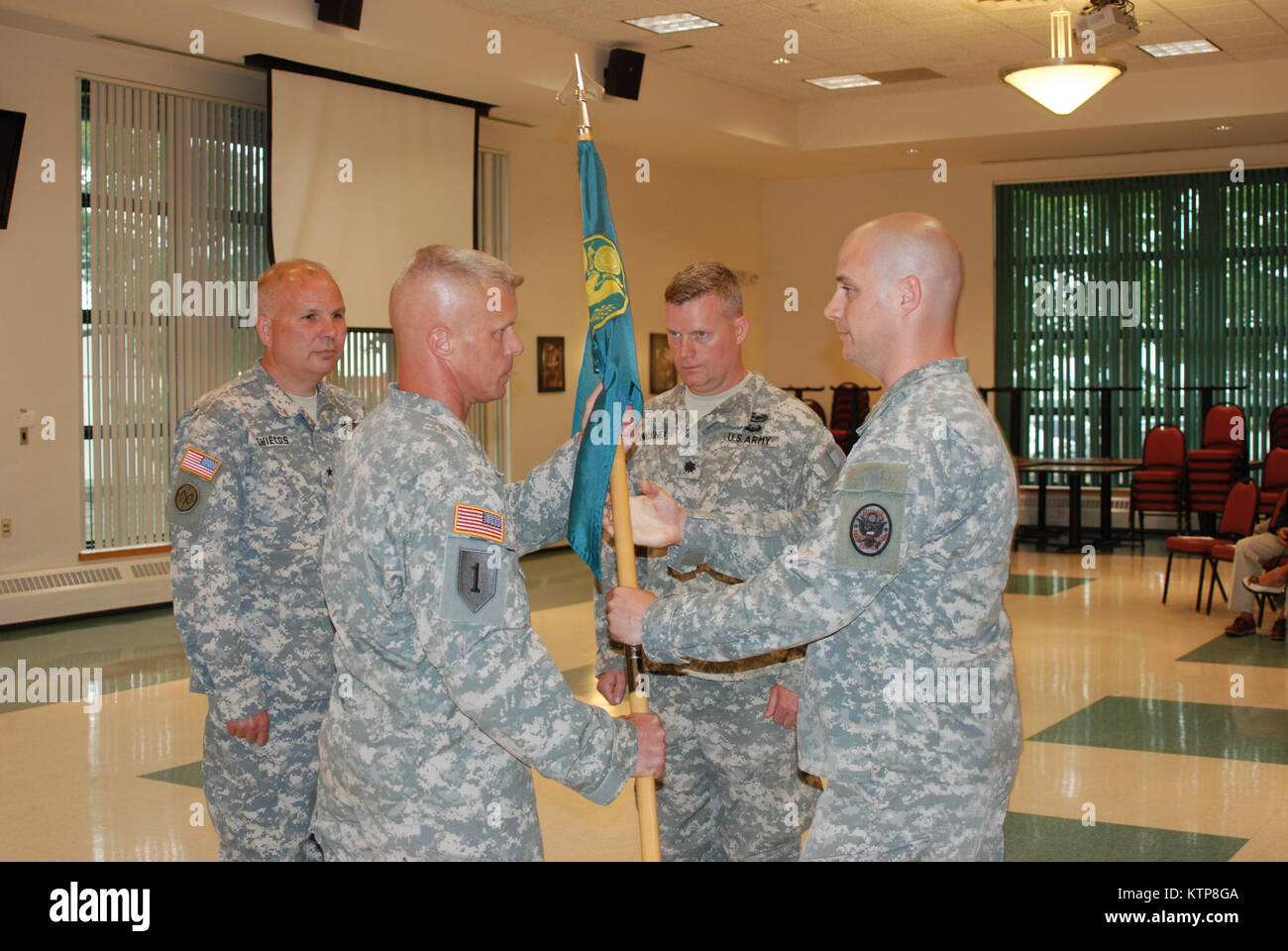 STRATTON AIR NATIONAL GUARD BASE, Scotia- LTC Tom Benton ( back towards ...