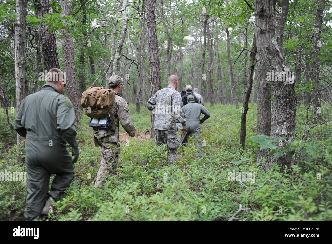 WESTHAMPTON BEACH, NEW YORK Members of the 106th Rescue take part in