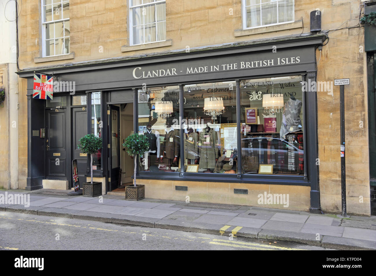 Clandar - Made in the British Isles shop, Bath Stock Photo