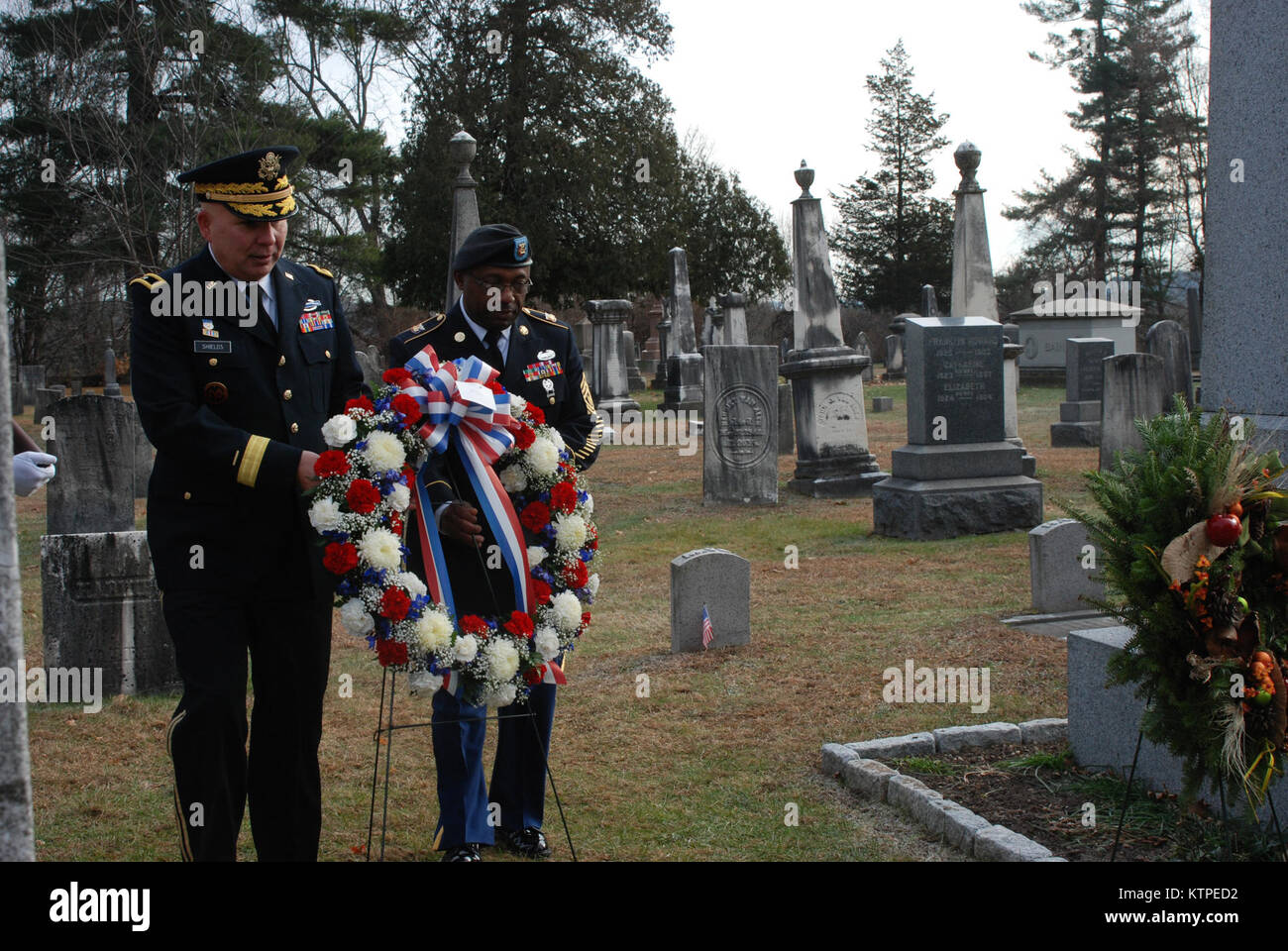 New York Army National Guard Command Sgt. Major Louis Wilson and Brig ...