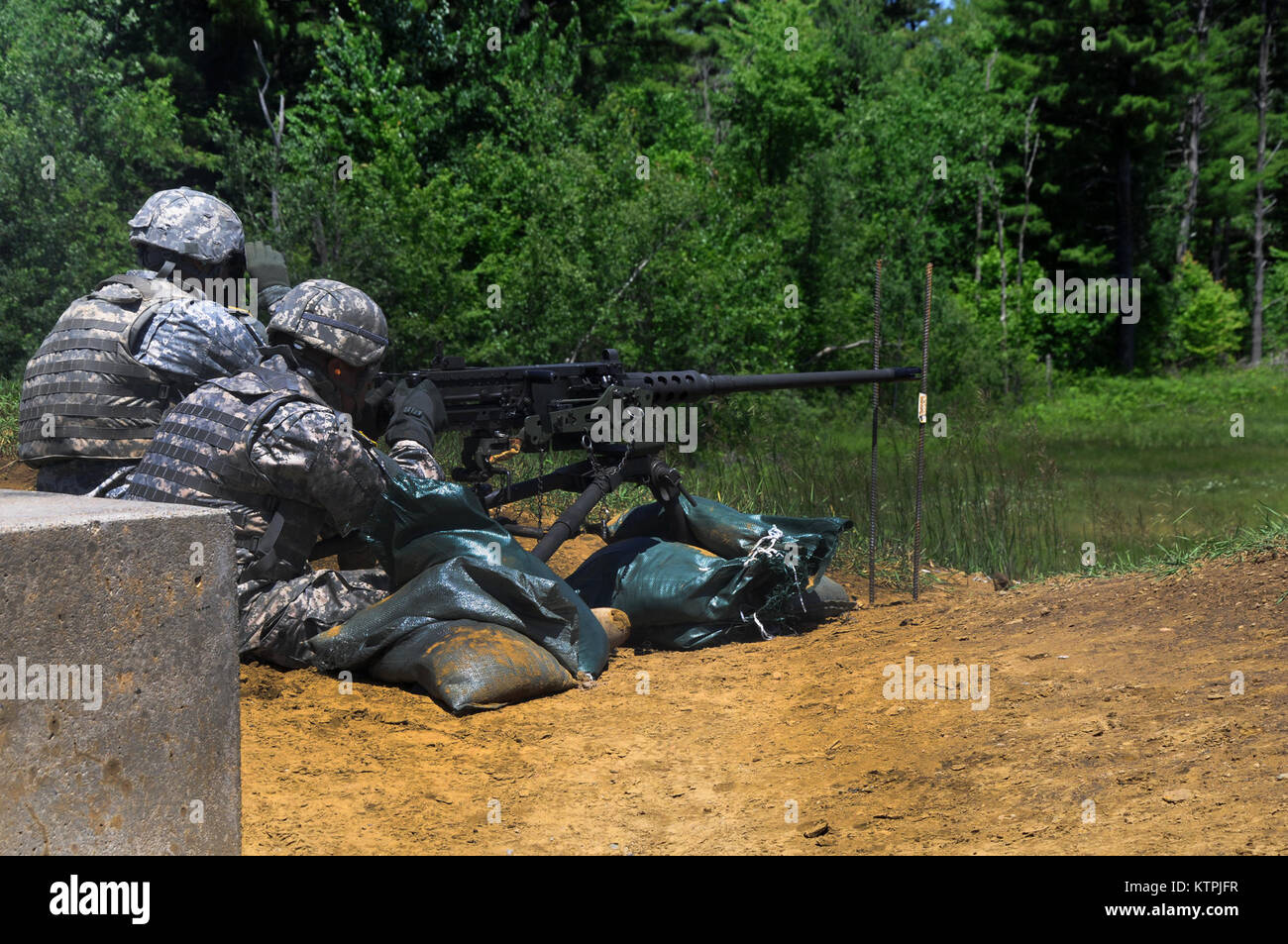 Two Soldiers from Headquarters Support Company of the 42nd Infantry ...