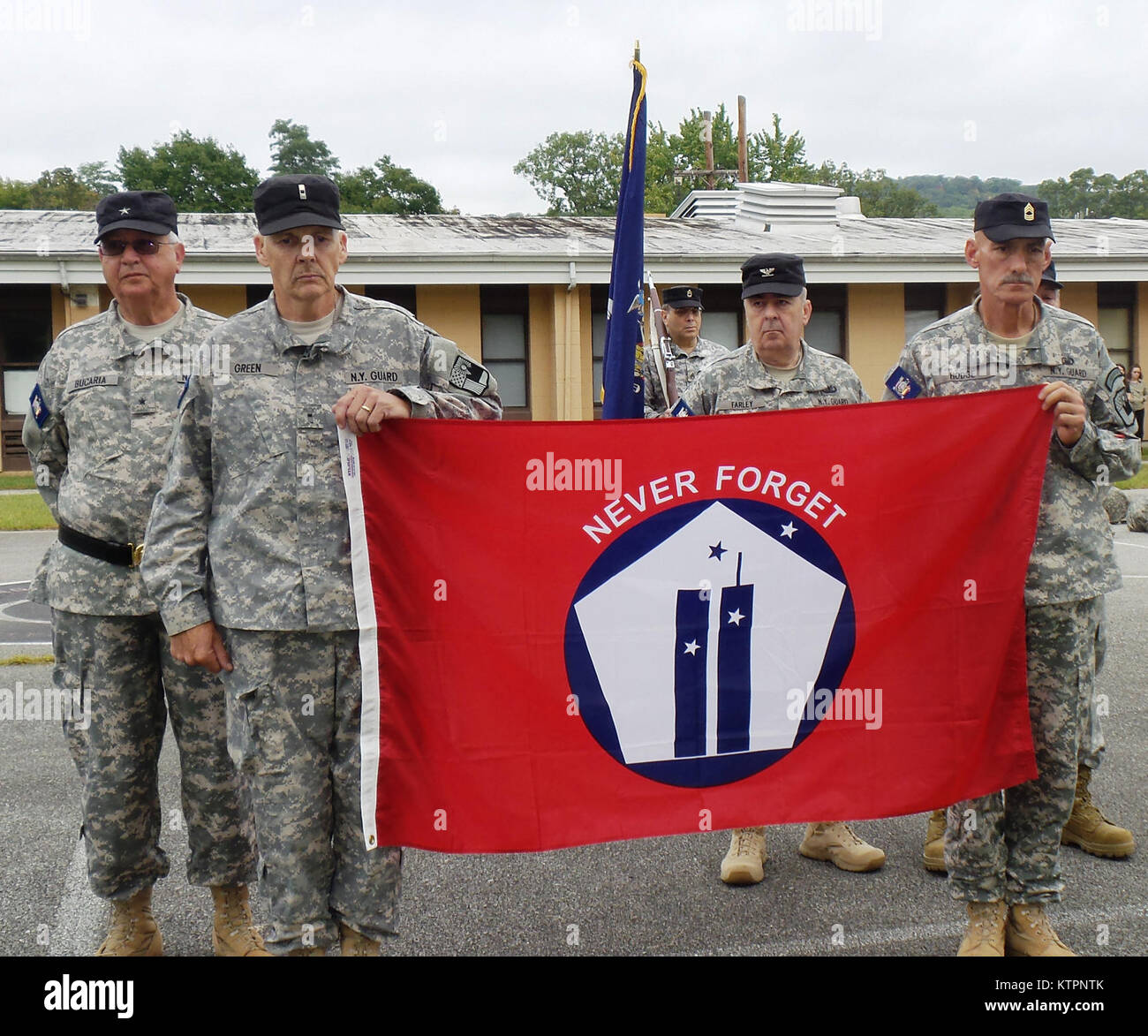 CORTLANDT MANOR, NEW YORK. Before the start of their monthly training