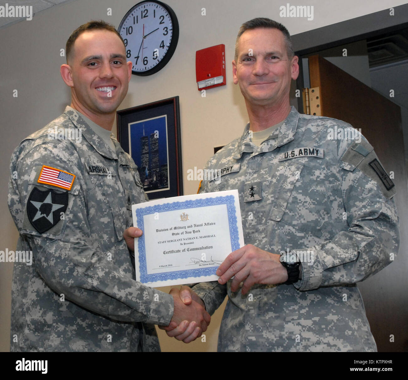 LATHAM N Y New York State Adjutant General Maj Gen Patrick Murphy 