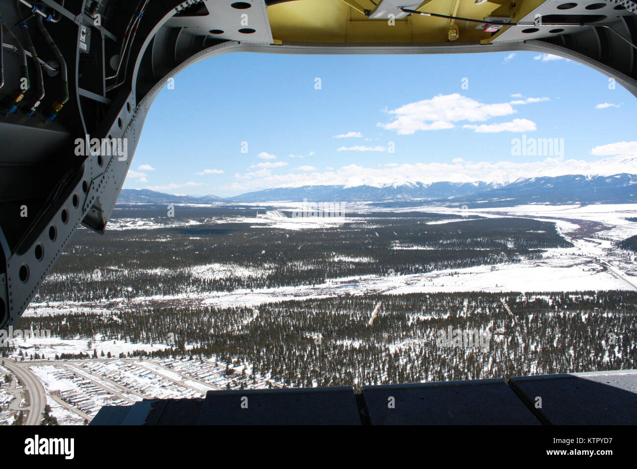 GYPSUM, C.O.— New York Army National Guard two CH47 F models left the