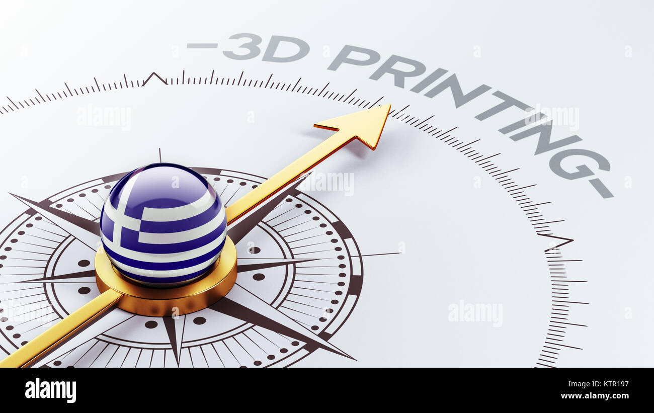 Greece High Resolution 3d Printing Concept Stock Photo Alamy