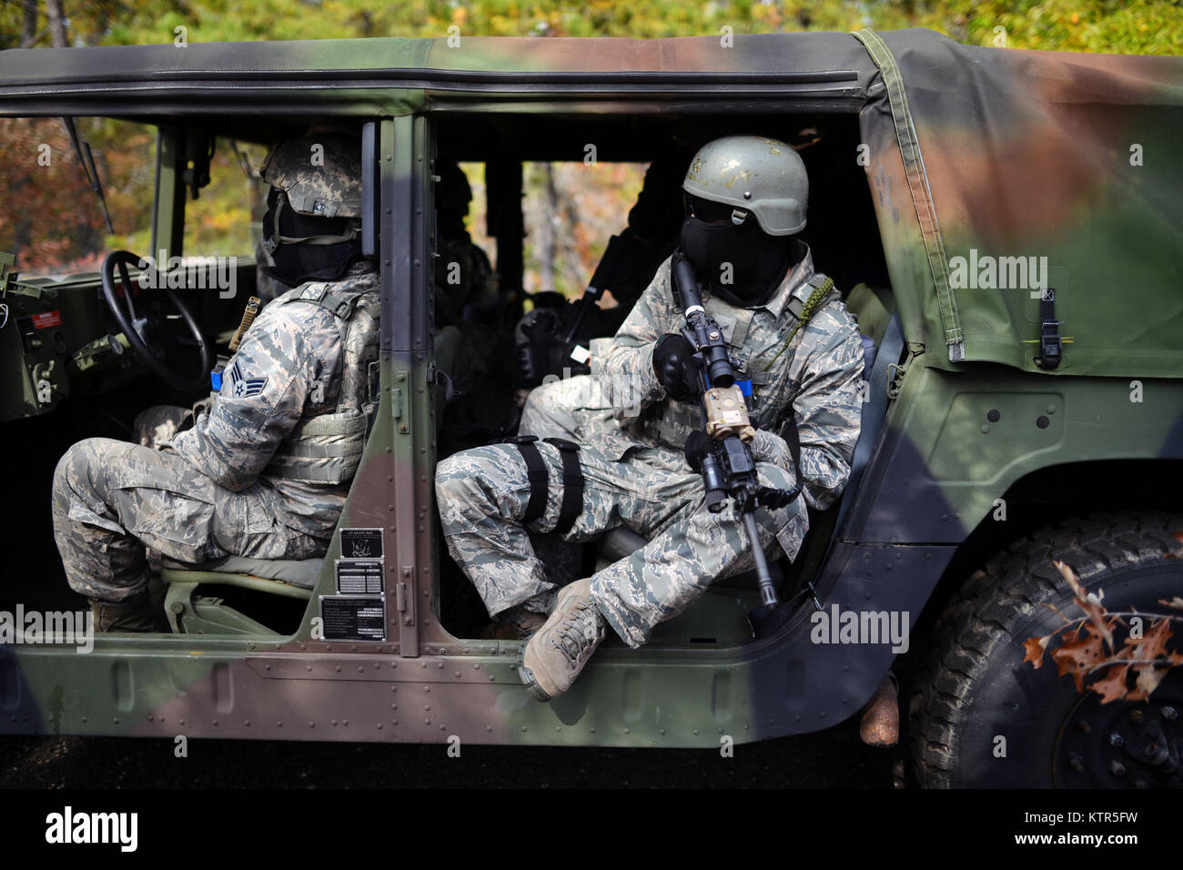 WESTHAMPTON BEACH, NY - Members of the 106th Rescue Wing Security ...