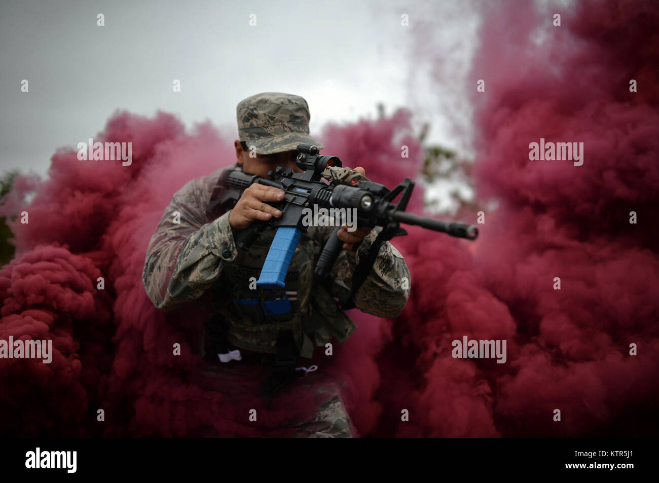 WESTHAMPTON BEACH, NY - Members of the 106th Rescue Wing Security ...