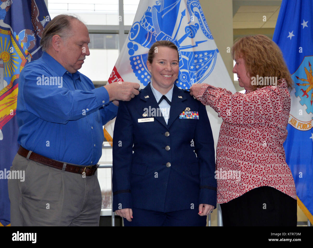 Latham N Y Newly Promoted Lt Colonel Michelle Buonome