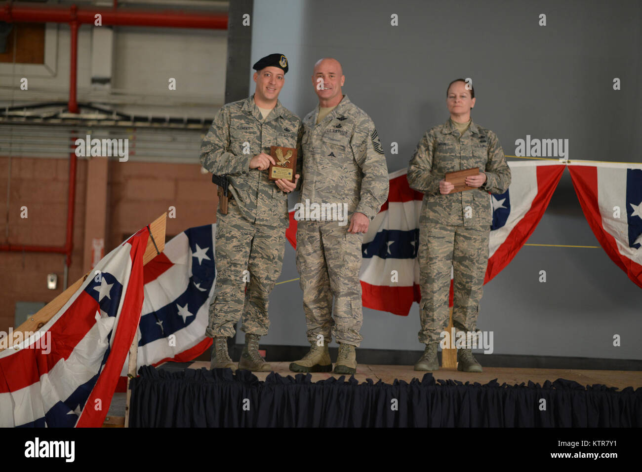 106th Rescue Wing December Drill Award Winners Stock Photo