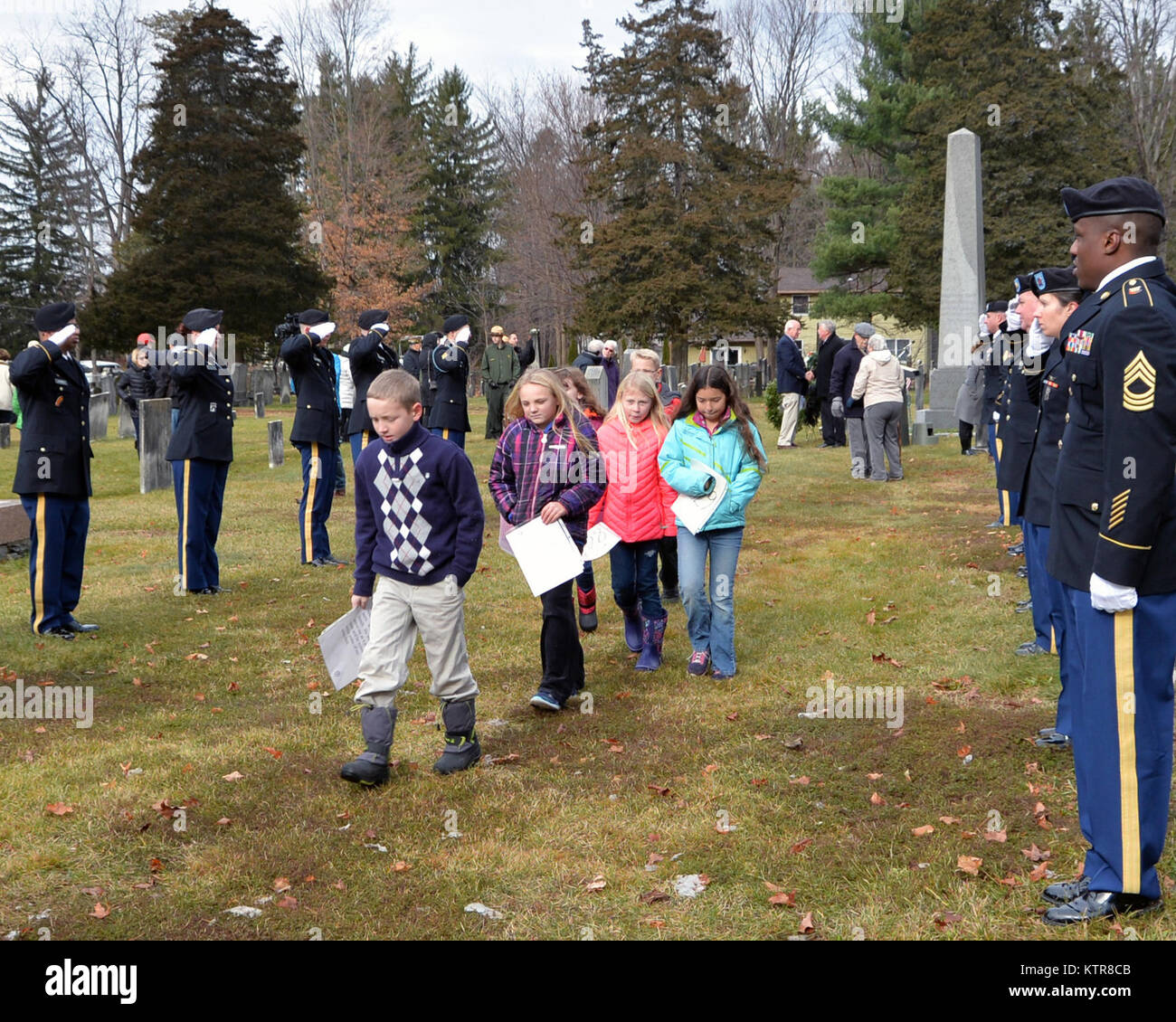 Fourth grade students from Kinderhook's Ichabod Crane Elementary School