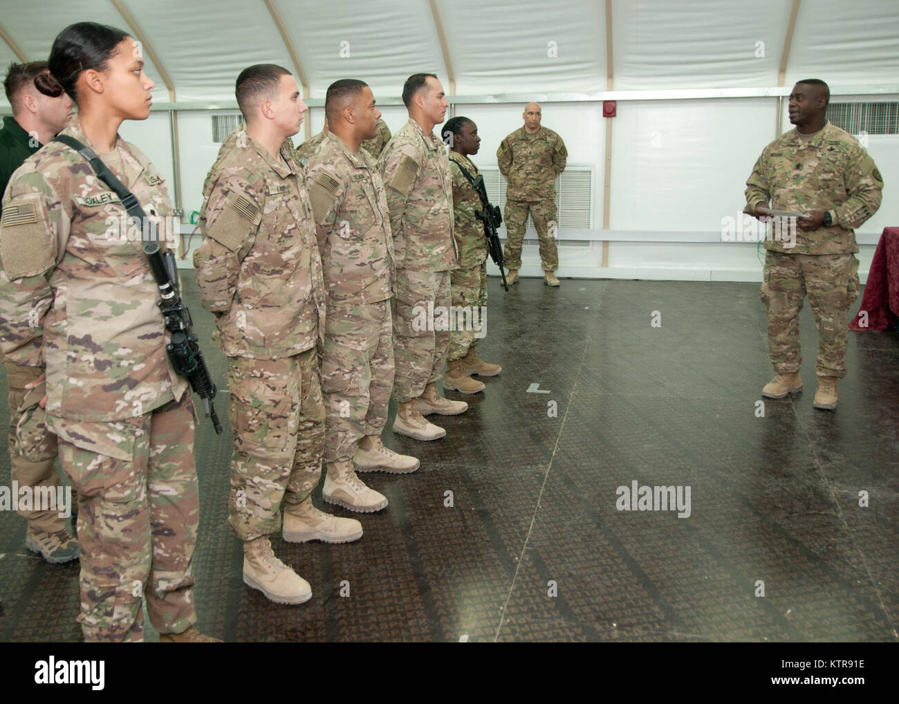 U.S. Army National Guard personnel daily duties and life. Working