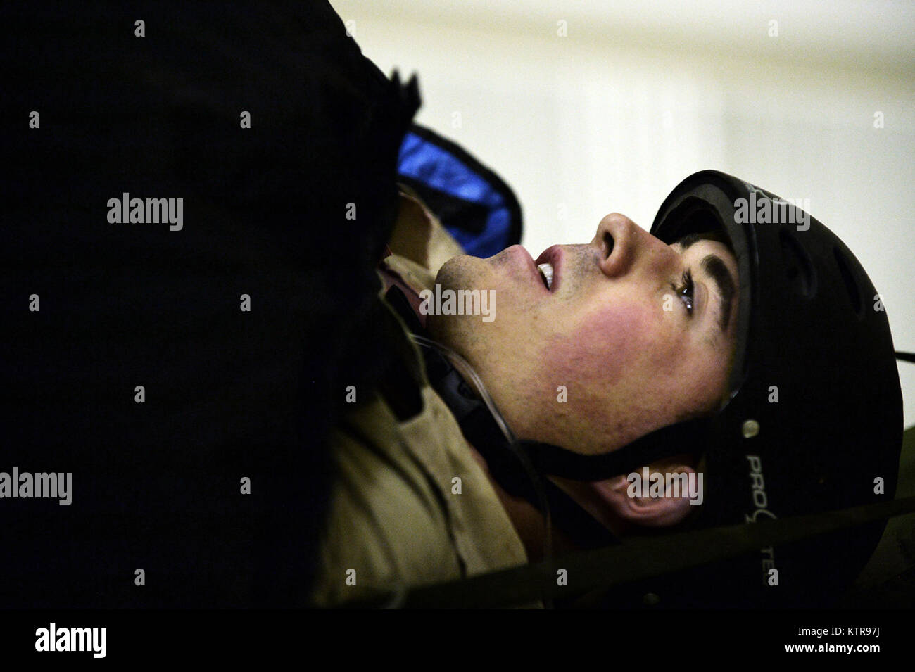 Pararescuemen from the 103rd Rescue Squadron conduct confinsed space ...