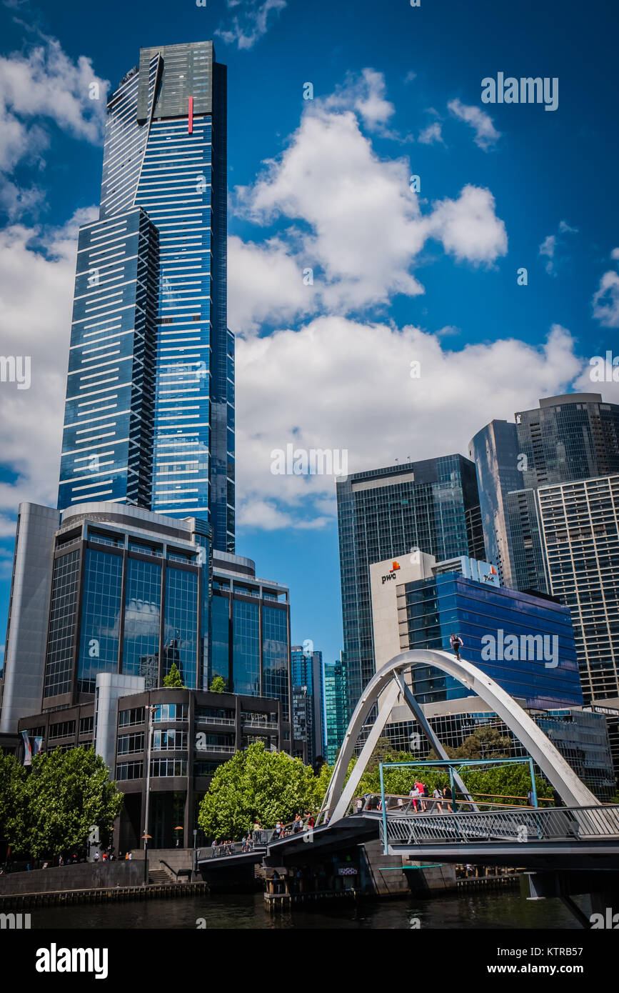 melbourne buildings during the day Stock Photo