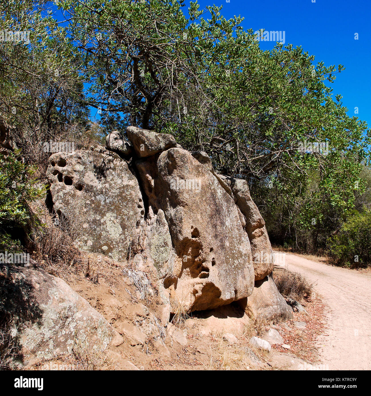 Countryside landscape, Muravera district, Sardinia, Italy Stock Photo ...