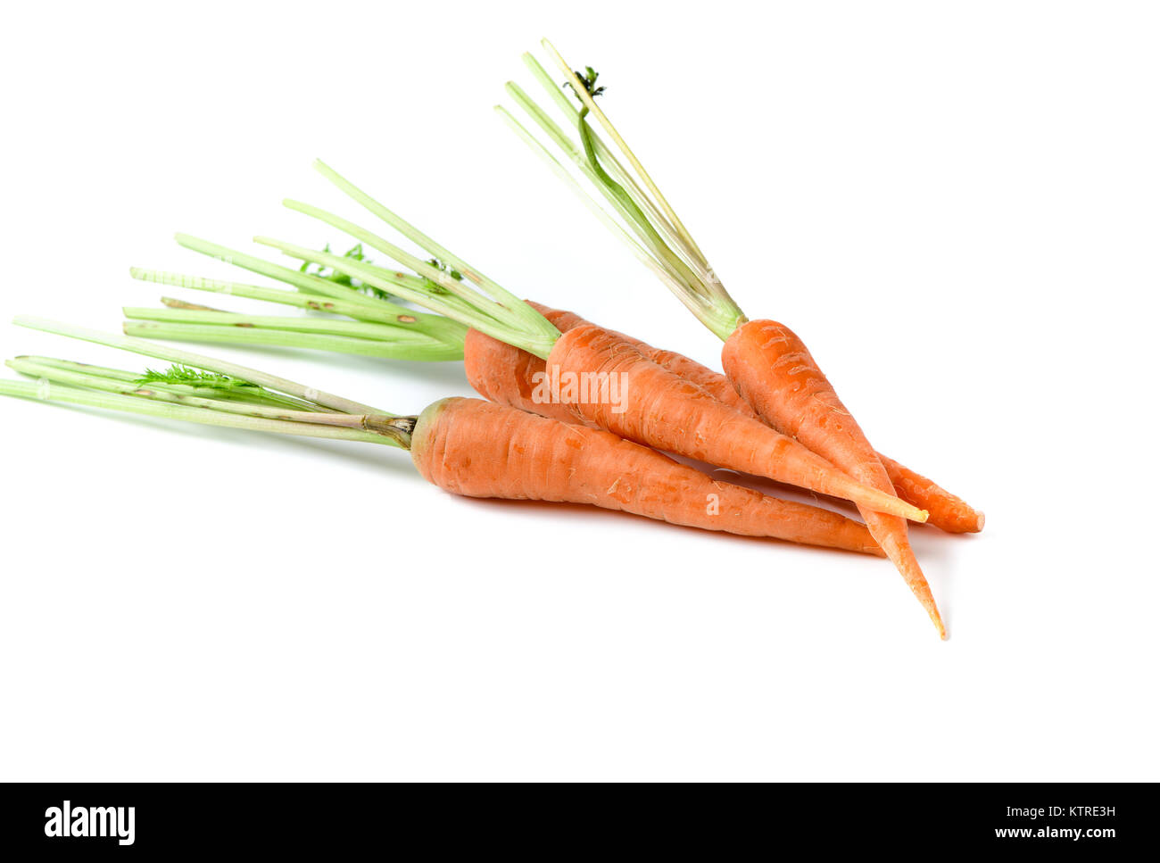 fresh carrot, baby carrot isolated on white background, This vegetable