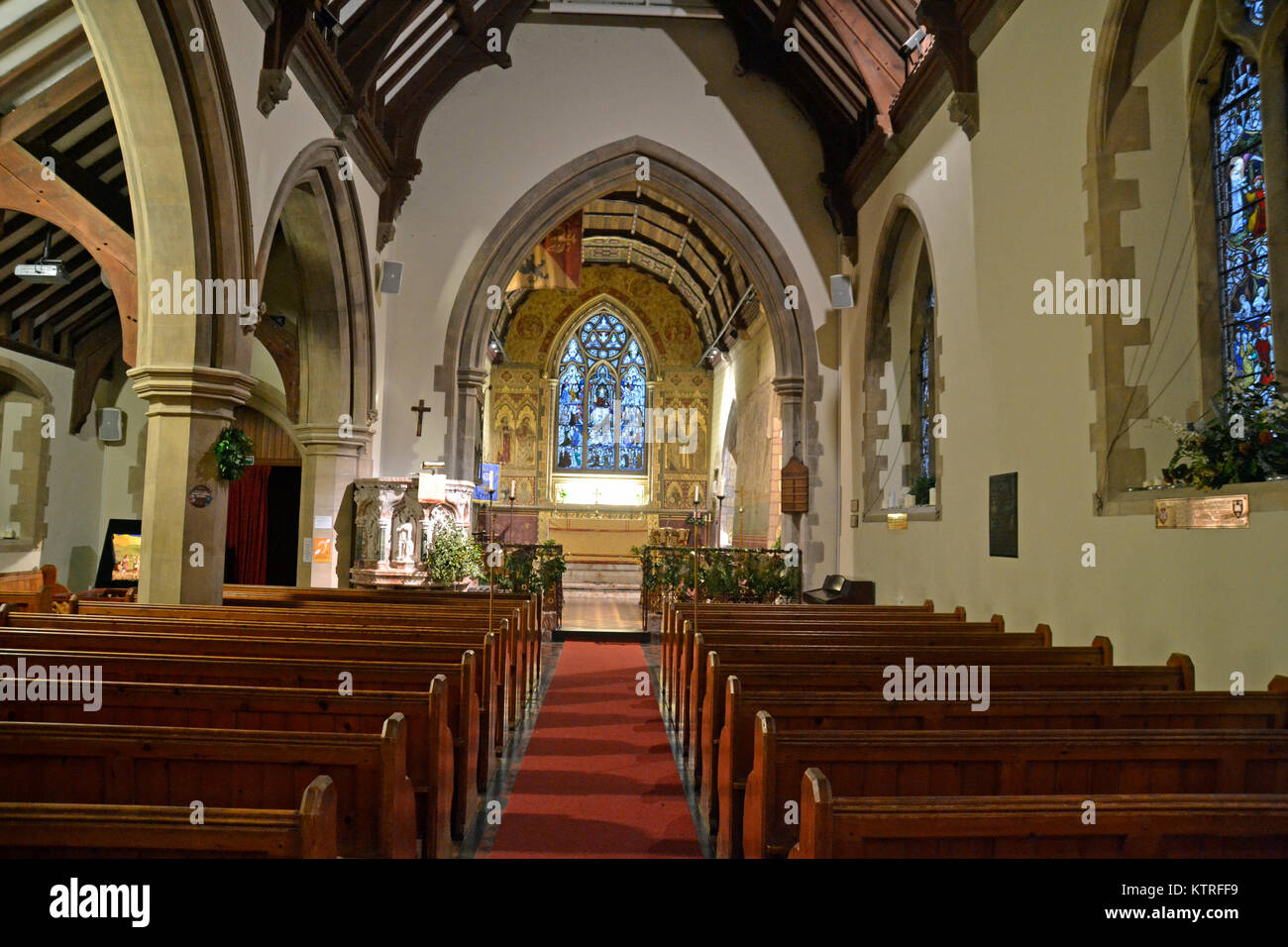 The Church of St Michael and All Angels, Hughenden Manor, England, UK ...