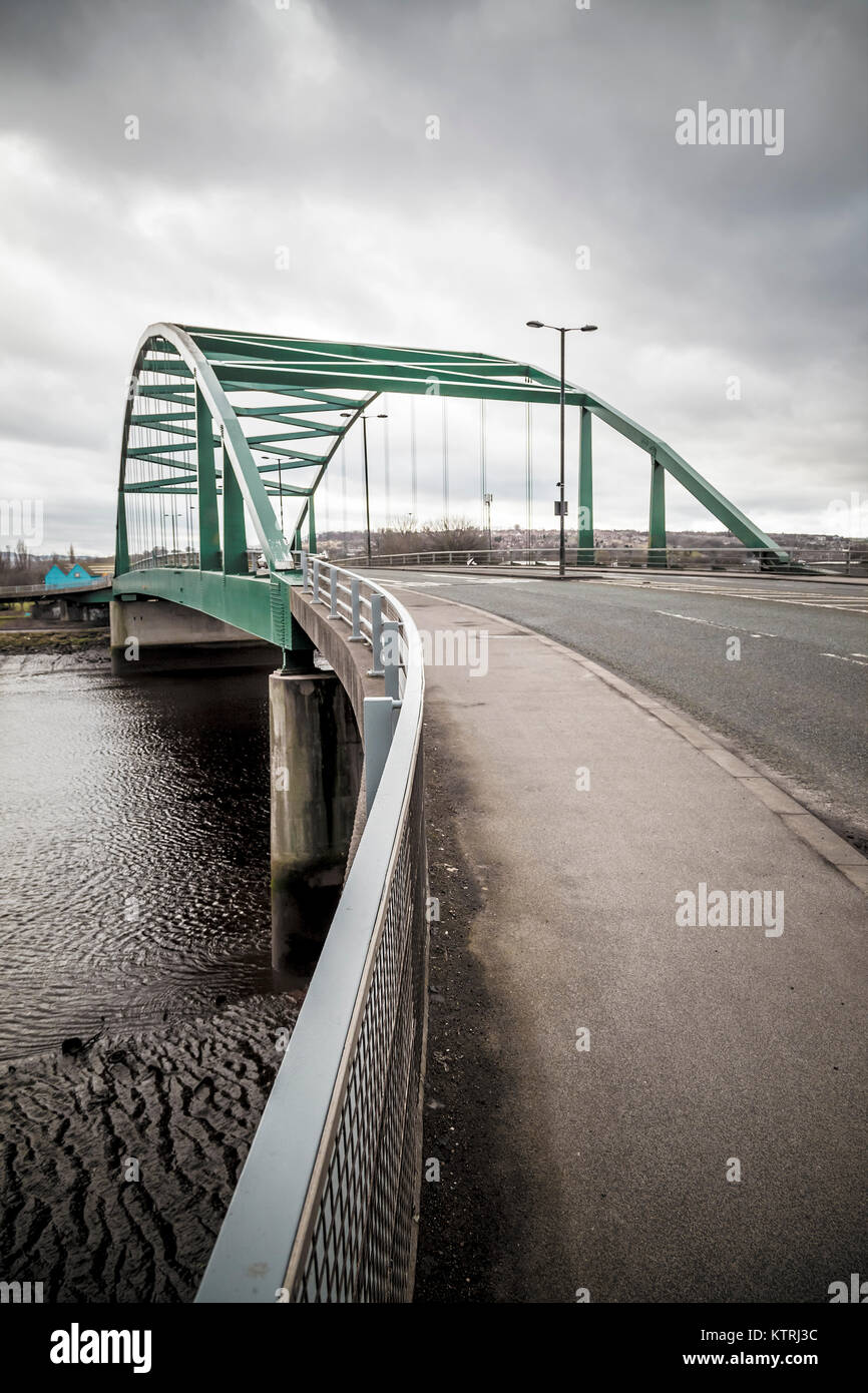 Scotswood Road bridge, Newcastle upon Tyne, Tyne and Wear Stock Photo