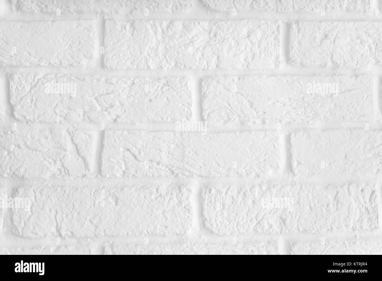 White brick wall background and texture Stock Photo Alamy