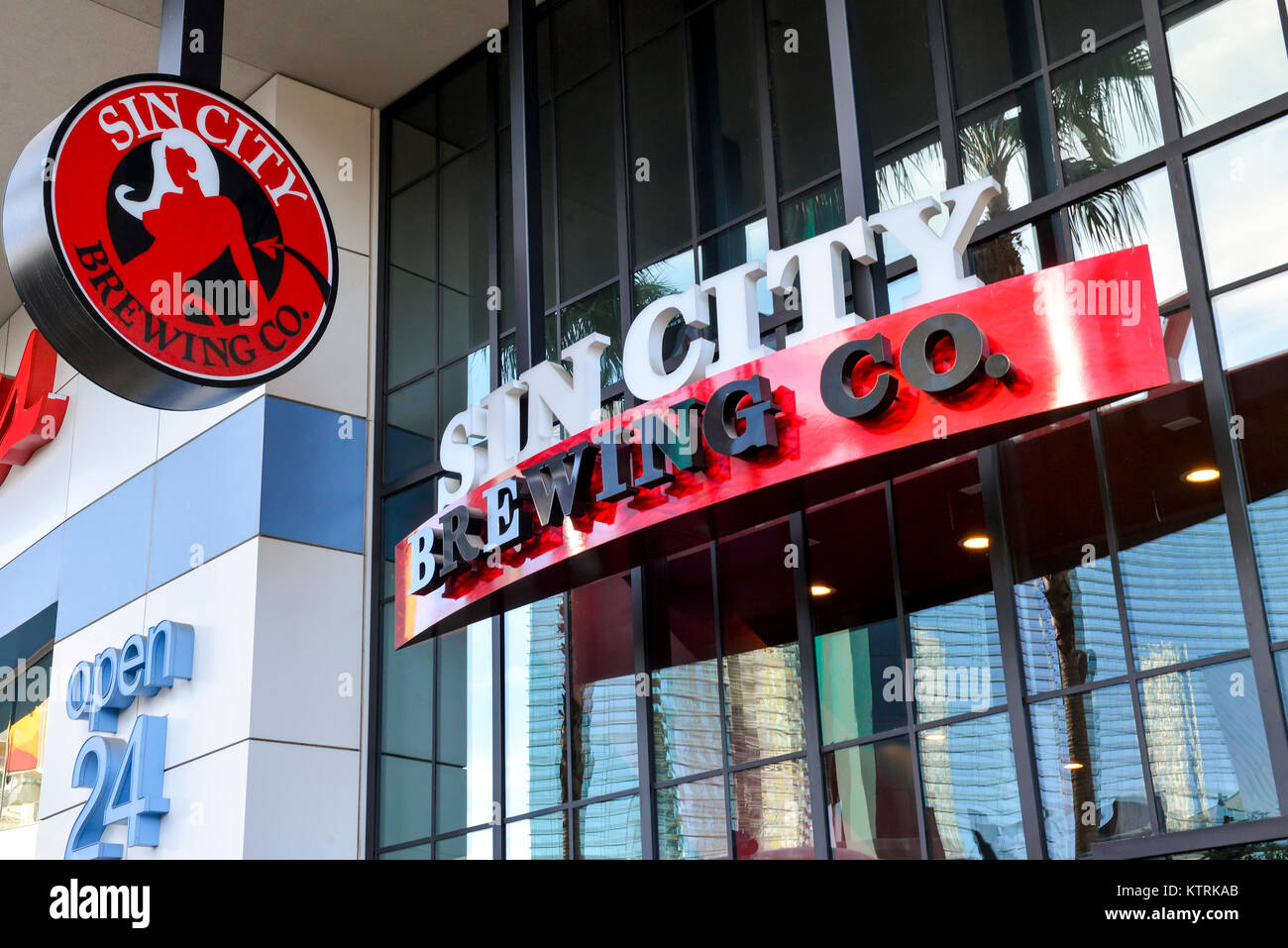 Sin City Brewing Company in Las Vegas Nevada Stock Photo Alamy