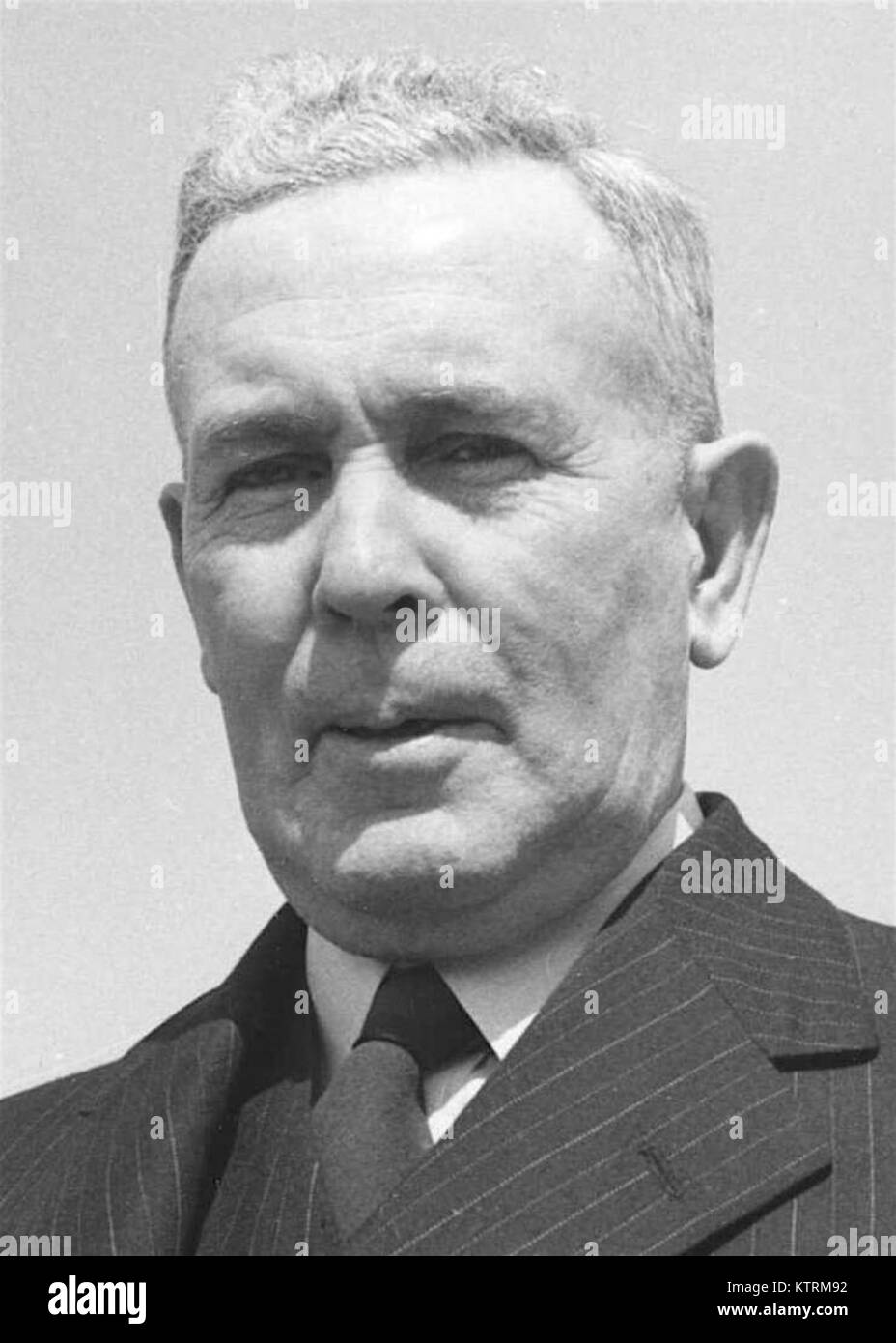 Joseph Benedict Chifley, Australian politician who was the 16th Prime Minister of Australia from 1945 to 1949. Stock Photo