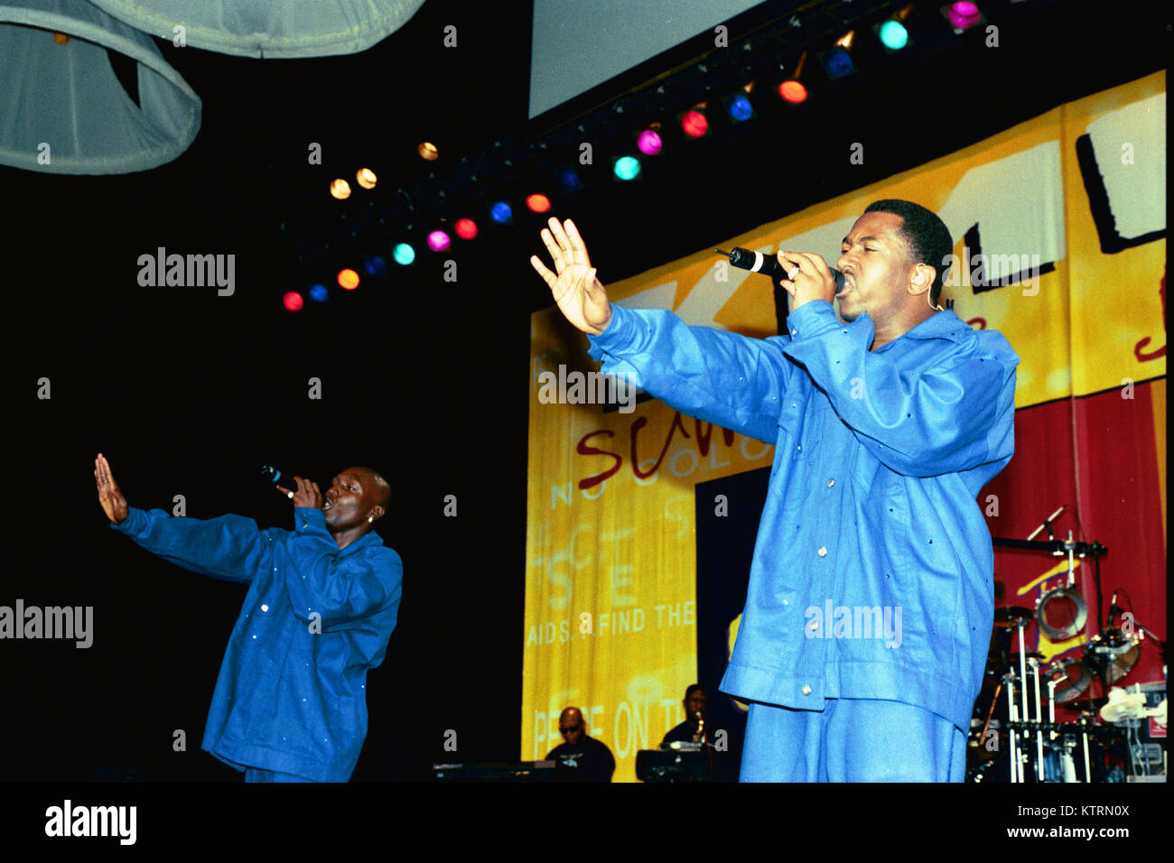 CONCORD, CA - 1997: Blackstreet performs at KMEL Summer Jam 1997 at the Concord Pavilion in Concord, California on August 9, 1997. Credit: Pat Johnson/MediaPunch Stock Photo