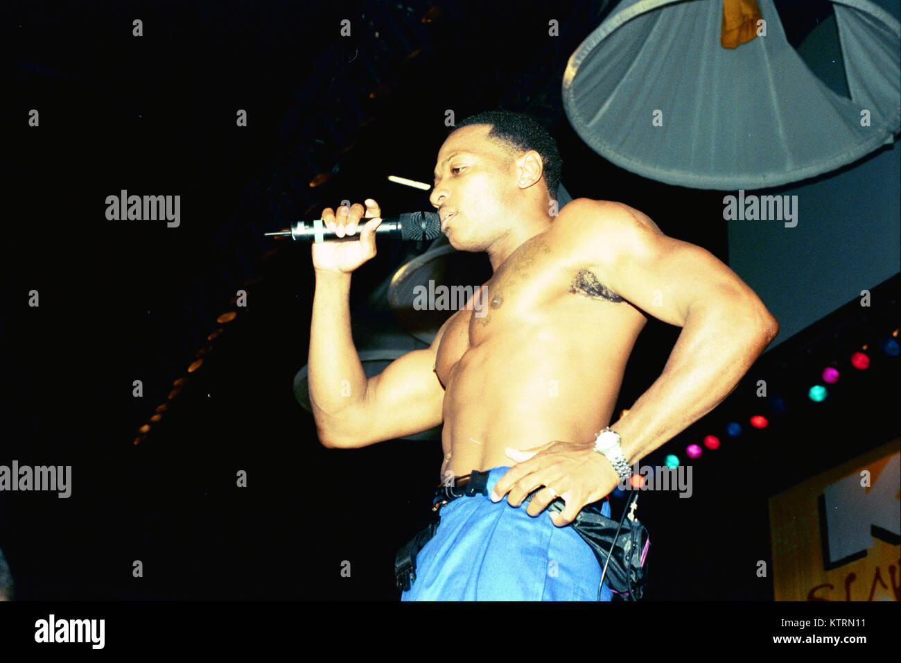 CONCORD, CA - 1997: Blackstreet performs at KMEL Summer Jam 1997 at the Concord Pavilion in Concord, California on August 9, 1997. Credit: Pat Johnson/MediaPunch Stock Photo