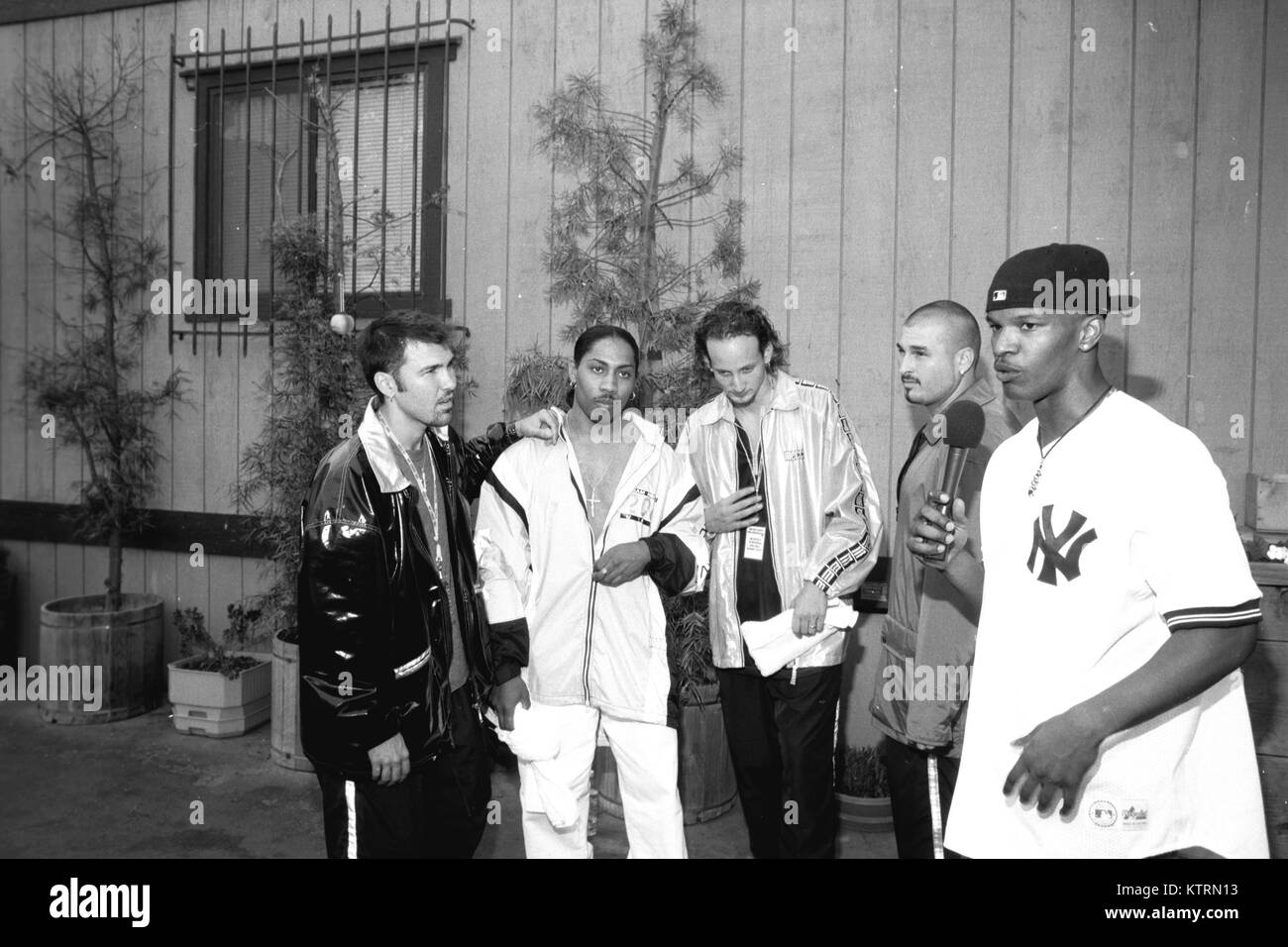MOUNTAIN VIEW, CA - AUGUST 29: Color Me Badd with Jamie Foxx at KMEL Summer Jam 1999 in Mountain View, California on August 29, 1999. Credit: Pat Johnson/MediaPunch Stock Photo